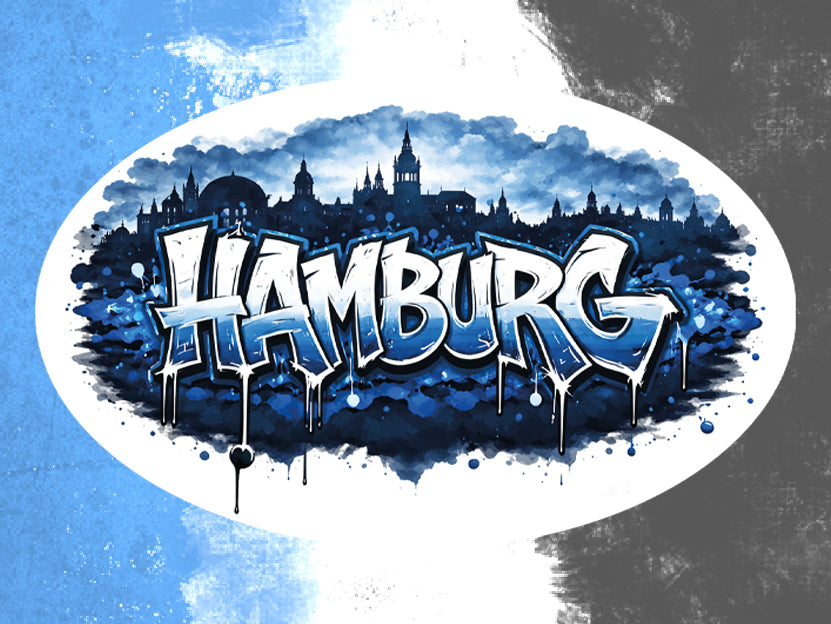 Hamburg Graffiti Skyline | 25 Stk.