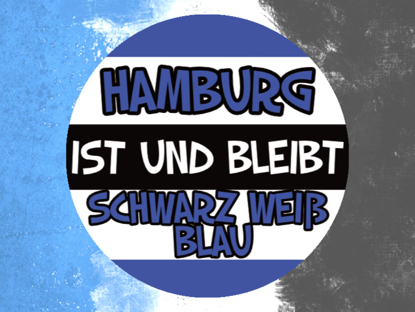 Hamburg ist Schwarz Weiß Blau | 80 Stk. - VolksparkShop