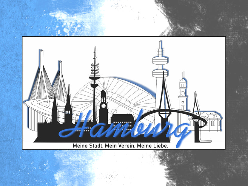 Hamburg Skyline v2 | 50 Stk. - VolksparkShop