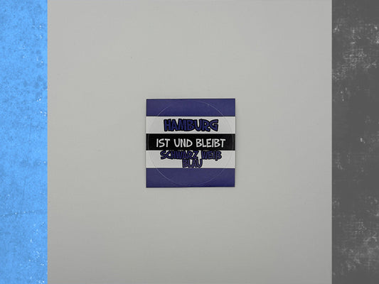 Hamburg ist Schwarz Weiß Blau | 80 Stk. - VolksparkShop